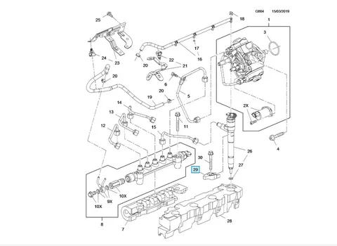 wspornik wtryskiwacza 1,6 diesel
