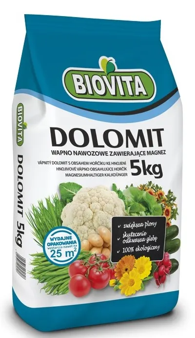 Dolomit nawóz wapniowo-magnezowy 5kg - Biovita