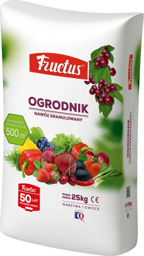 Fructus Ogrodnik Nawóz do warzyw i owoców uniwersalny 25kg