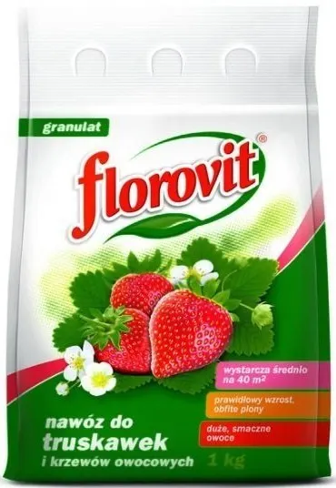 Florovit nawóz do truskawek i krzewów owocowych worek 1kg