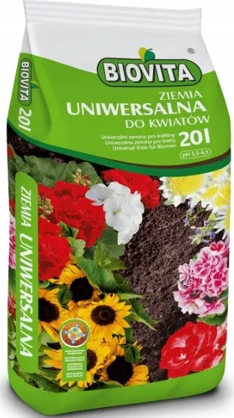 Ziemia uniwersalna do kwiatów BIOVITA 20L