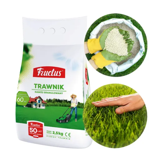 Fructus Trawnik mineralny nawóz do trawy, wszystkich rodzajów trawników 2,5kg