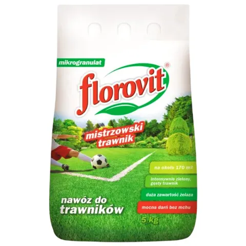 Florovit nawóz do trawników z mchem - Mistrzowski Trawnik 5kg