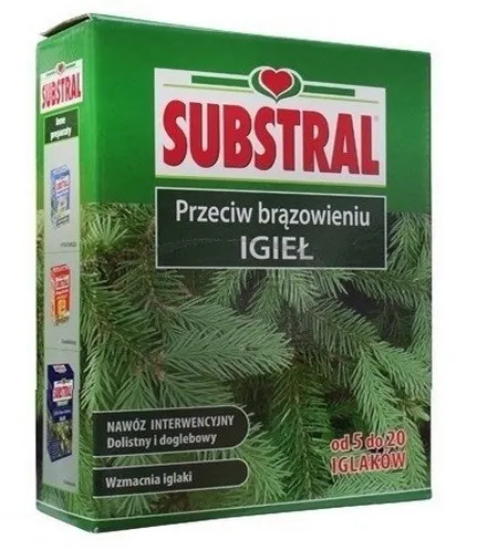 Nawóz PRZECIW BRĄZOWIENIU IGIEŁ Substral 1kg