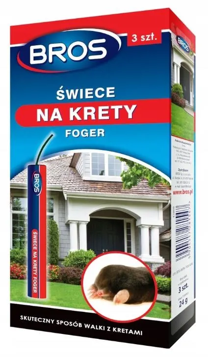 Świece na krety 3szt BROS