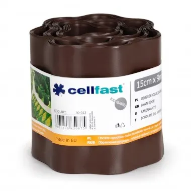 CELLFAST Obrzeże ogrodowe brązowe 15cmx9cm