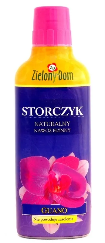 Nawóz do storczyków naturalny Guano w płynie 300ml Zielony Dom przyspiesza kwitnienie, nadaje intensywny kolor