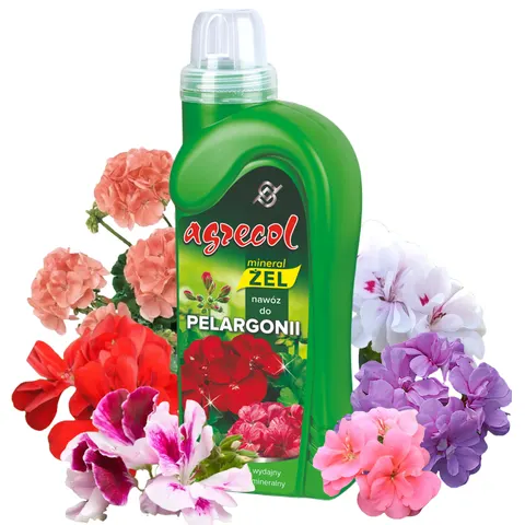 Nawóz mineral żel do pelargonii 0,5l Agrecol