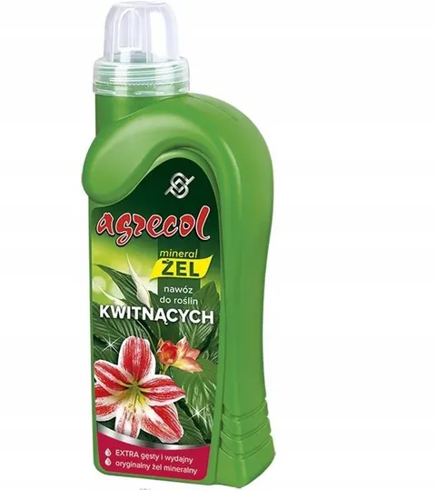 Nawóz do roślin kwitnących w żelu 500ml AGRECOL MINERAL super gęsty i wydajny, oryginalny żel mineralny