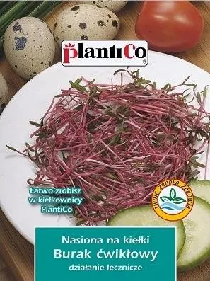 Nasiona na kiełki - Burak ćwikłowy 20g PlantiCo