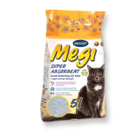 Żwirek Megi Super Absorbent 5l Megan