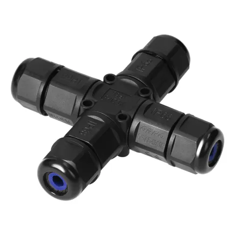 Konektor kablowy czwórnik (Typu-X), IP68, 3x4mm2, 450V/25A