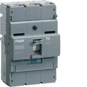 Wyłącznik mocy x250 3P 40kA 200A TM, MCCB; HNB200H, HAGER