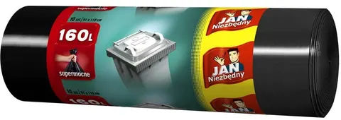Worki na śmieci czarne LD 160L 10 szt. JAN NIEZBĘDNY