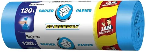 Worki do segregacji papieru 120L 10 szt. JAN NIEZBĘDNY