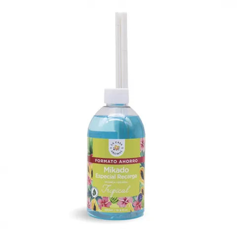 LA CASA DE LOS AROMAS INTENSO Płyn zapachowy TROPICAL, 500 ml zapas