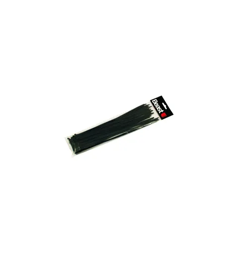 Opaski zaciskowe nylonowe czarne 190x4,7mm 50szt. BEAST