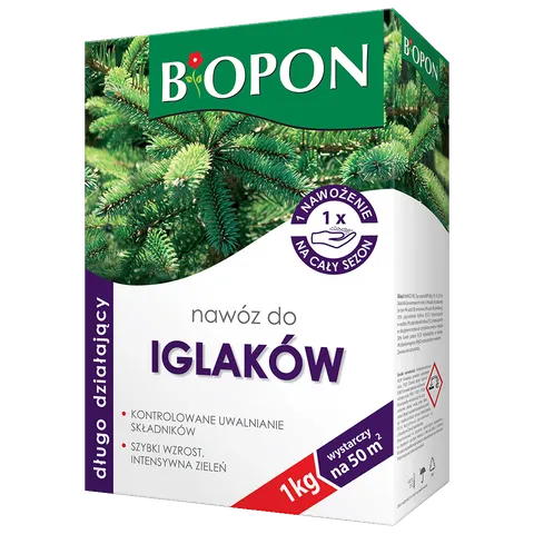 Biopon Nawóz 1kg do iglaków długodziałający