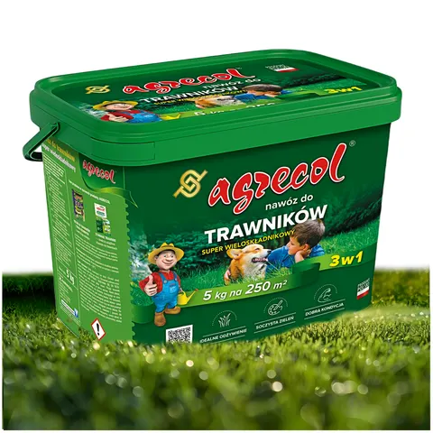 Nawóz wieloskładnikowy do trawnika Agrecol 5kg