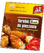 JAN NIEZBĘDNY TOREBKI DO PIECZENIA 5 SZT. 35X43