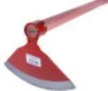 Motyczka półksiężyc oprawna 190mm trapez stal hartowana