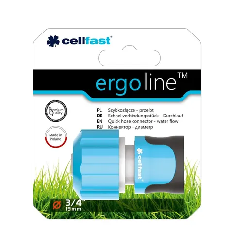 Cellfast Szybkozłącze - przelot ERGO 3/4"