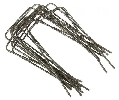 Szpilka metalowa U 150mm kotwa czarna 100szt Biovita
