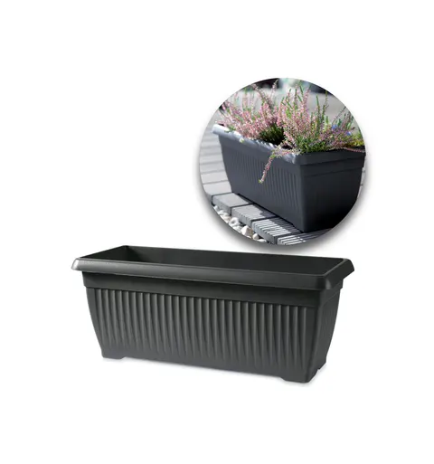 Skrzynka tarasowa doniczka Terra 60 cm antracyt Prosperplast