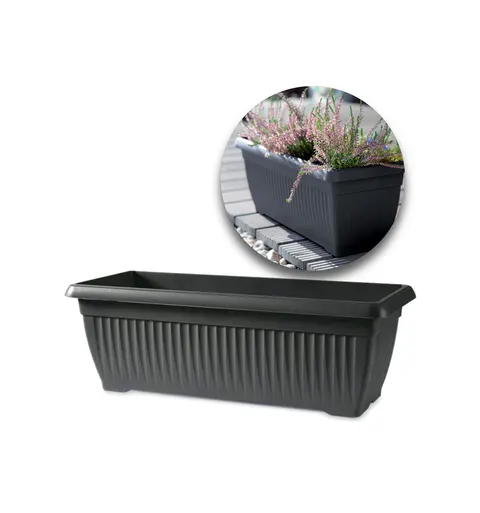 Skrzynka tarasowa doniczka Terra 70 cm antracyt Prosperplast