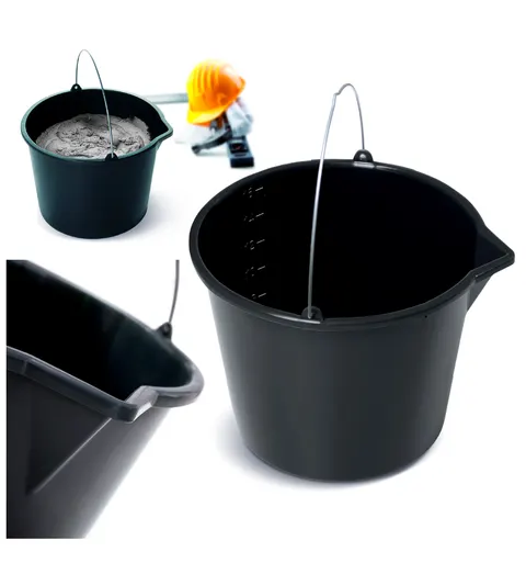 PROSPERPLAST Wiadro Bucket 16l z lejkiem czarny IWIR16L