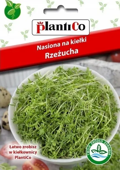 Nasiona na kiełki - Rzeżucha 30g PlantiCo
