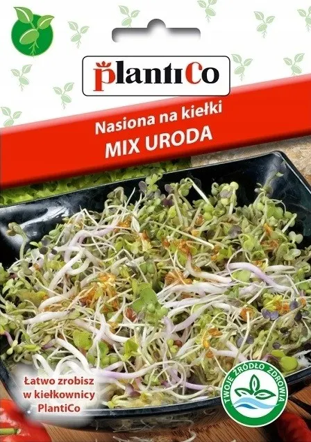 Nasiona na kiełki - MIX URODA 20g PlantiCo