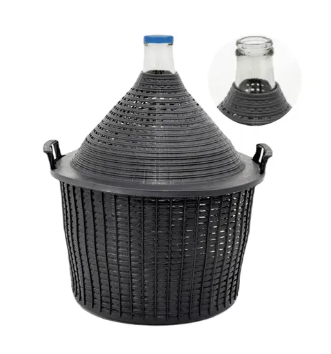 Balon galon 20l w koszu plastikowym