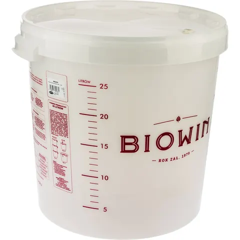 Pojemnik fermentacyjny 30L z nadrukiem BIOWIN