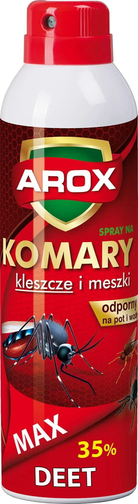 AROX Spray na komary, kleszcze i meszki DEET max 250 ml