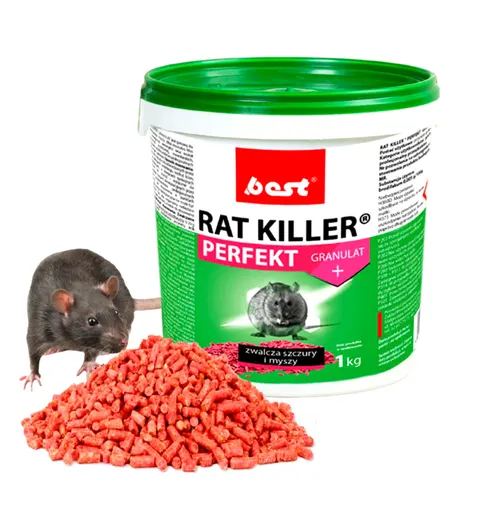Rat Killer Perfekt granulat na myszy i szczury 1 kg