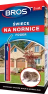 Świece na nornice 3szt BROS
