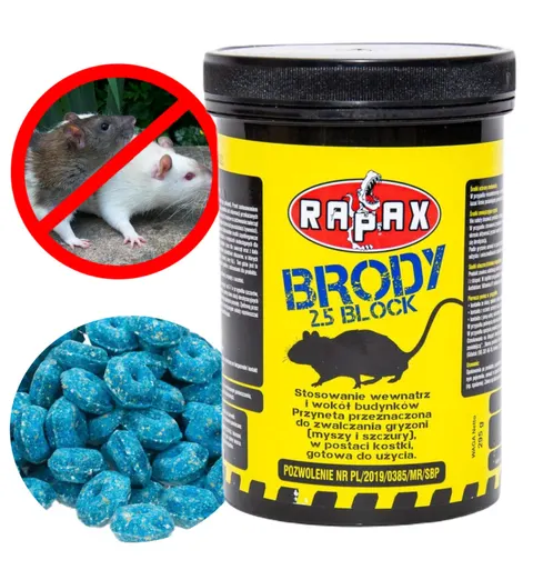 Kostka na gryzonie BRODY 2.5 BLOCK RAPAX