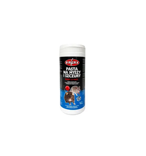 RAPAX pasta BRODY 25ppm NIEBIESKA na duże gryzonie 150g