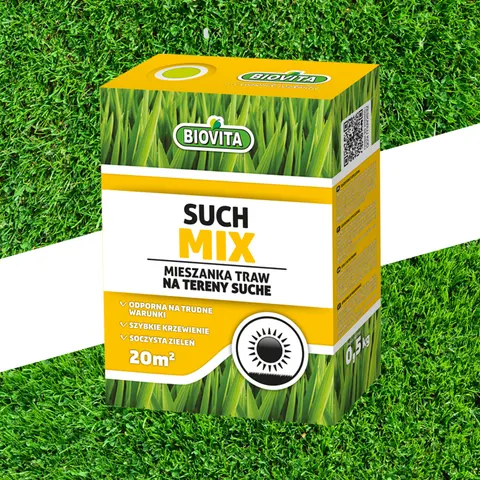 Mieszanka traw SUCHMIX 0,5 kg Biovita