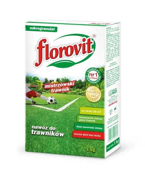 Florovit nawóz do trawników z mchem - Mistrzowski Trawnik 1kg