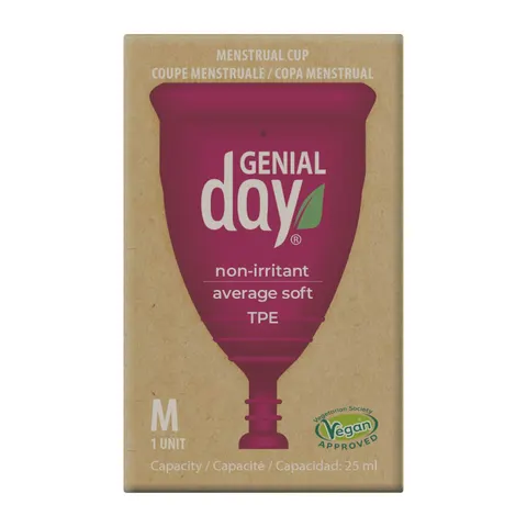 GENTLE GENIAL DAY Kubeczek menstruacyjny rozmiar M, 1 szt