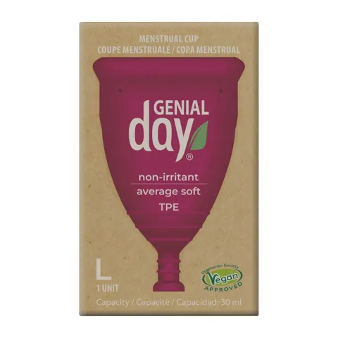 GENTLE GENIAL DAY Kubeczek menstruacyjny rozmiar L, 1 szt