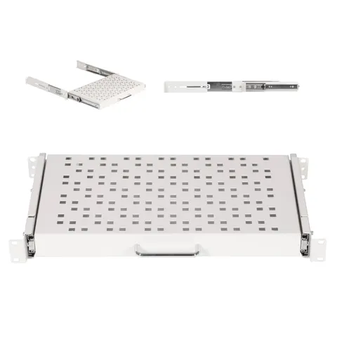 Półka 19" 1U gł. 600 mm RAL 7035