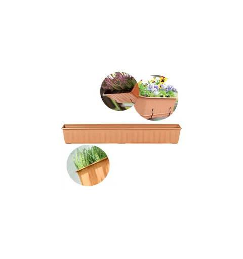 Skrzynka balkonowa Agro 100 cm terakota Prosperplast