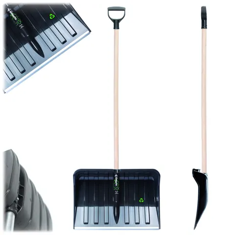 Łopata do śniegu ALPINUS ECO czarna Prosperplast