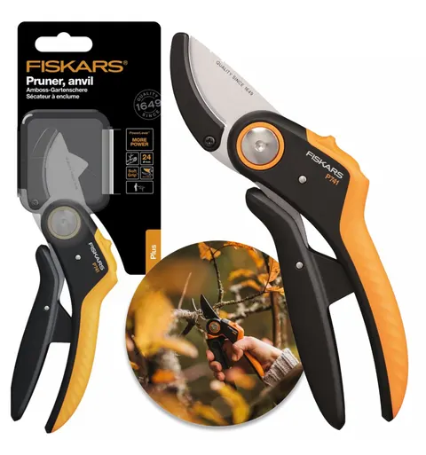 Fiskars Sekator kowadełkowy Plus P741