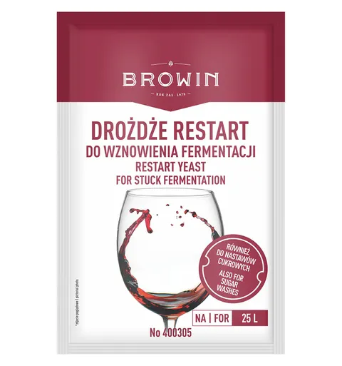 Browin drożdże winiarskie Restart 22 g