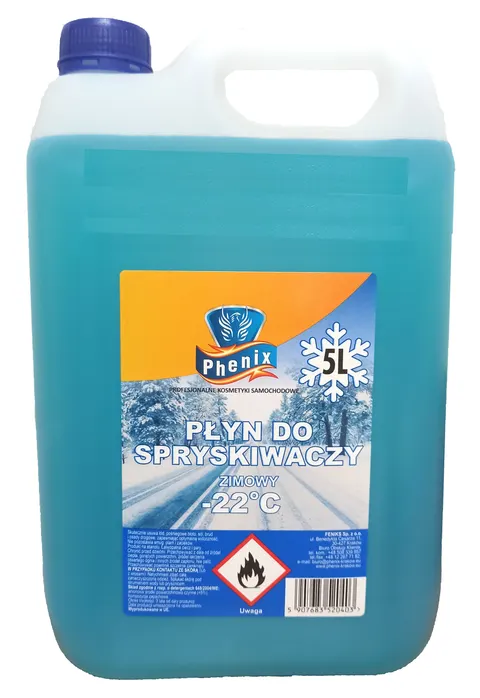Płyn do spryskiwaczy zimowy do -22 ETANOL 5L