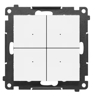 SIMON55 GO Kontroler przyciskowy [Wi-Fi] - CONTROL, 230V, (moduł), biały mat